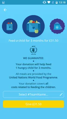 ShareTheMeal android App screenshot 2